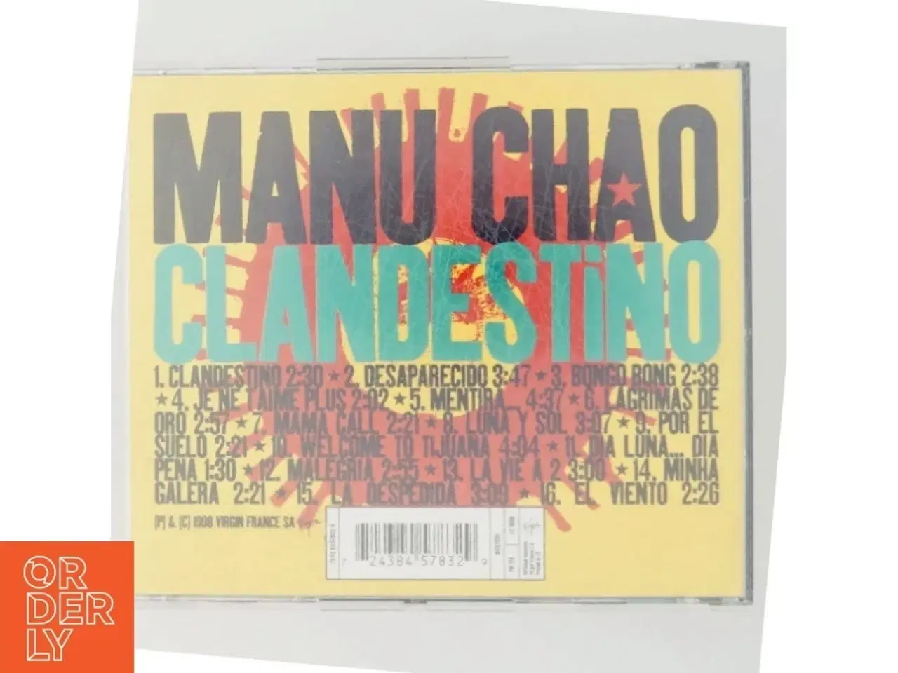 Billede 3 - Manu Chao - Clandestino CD fra Virgin Records