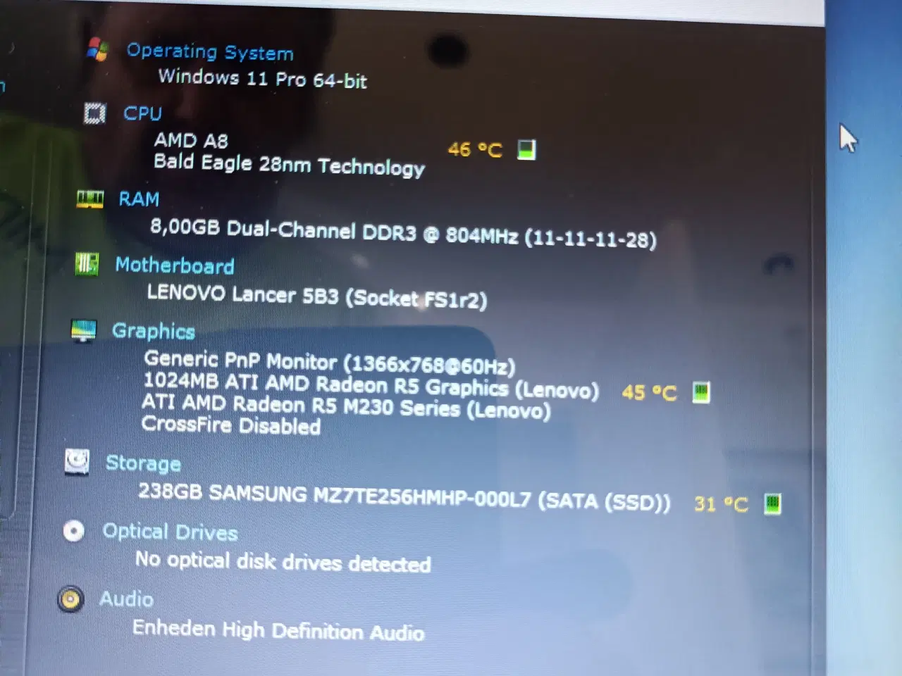Billede 3 - Lenovo Z50-75 som ny, med windows 11dk
