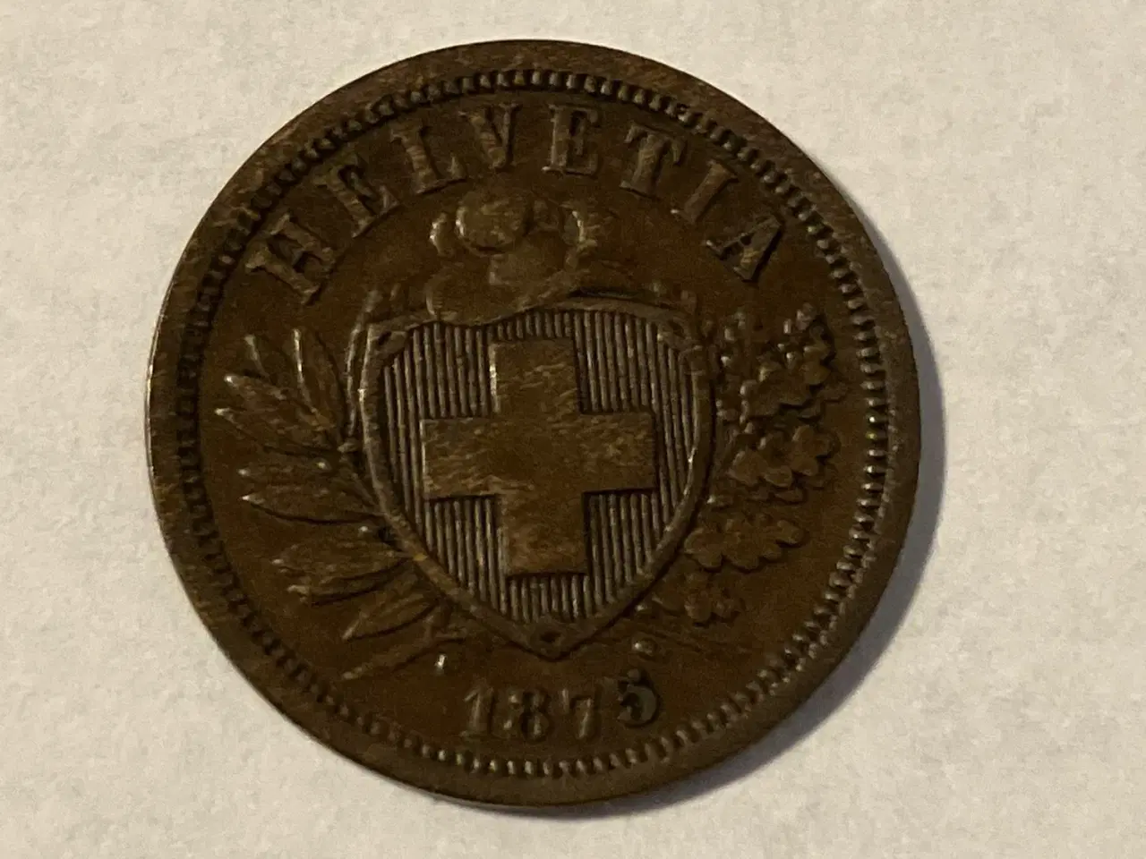Billede 1 - 2 Rappen Switzerland 1875