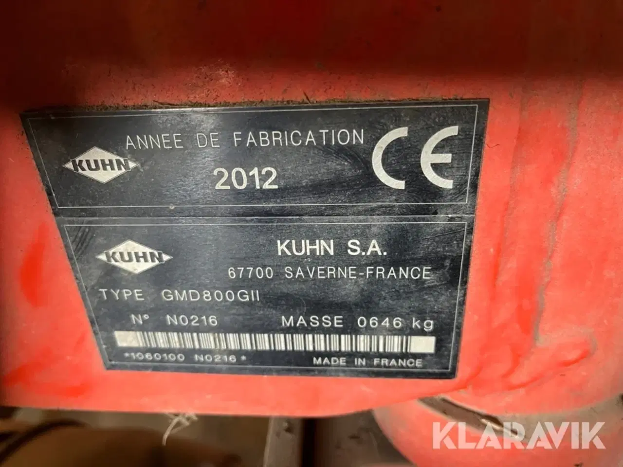 Billede 4 - Skårlægger Kuhn GMD 800GII