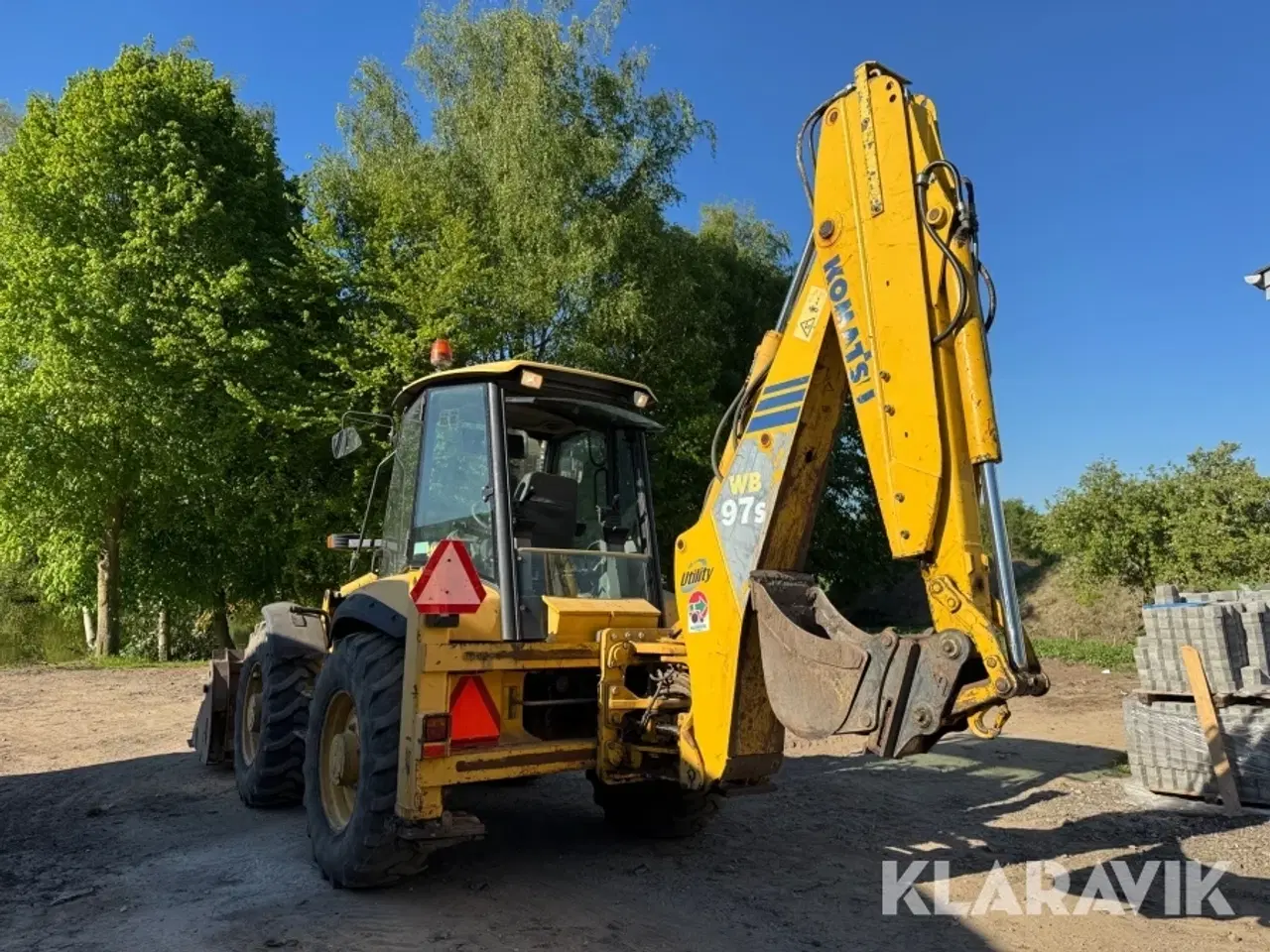 Billede 4 - Rendegraver Komatsu WB 97S