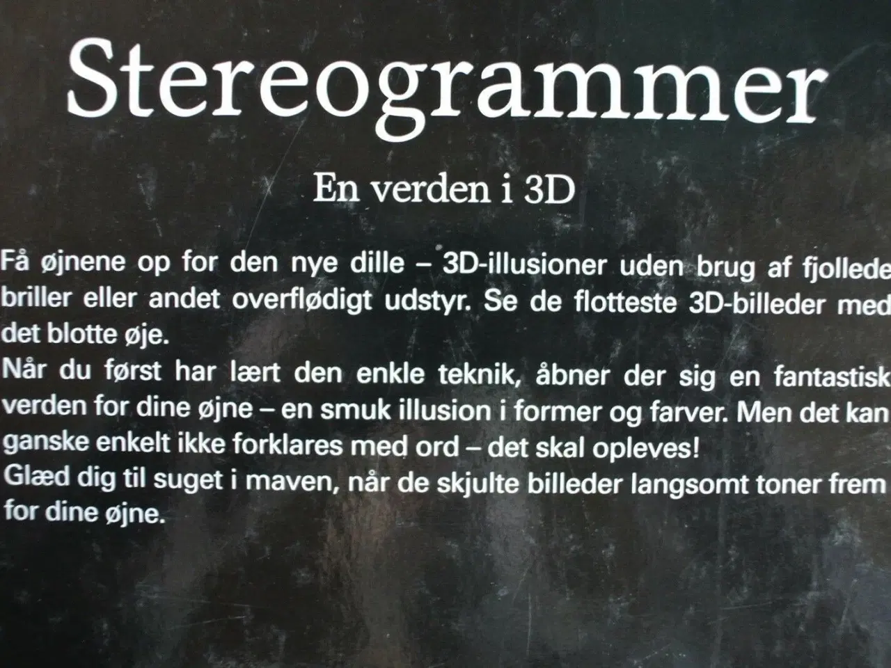 Billede 2 - stereogrammer - en verden i 3d, Af n.e. thing ente