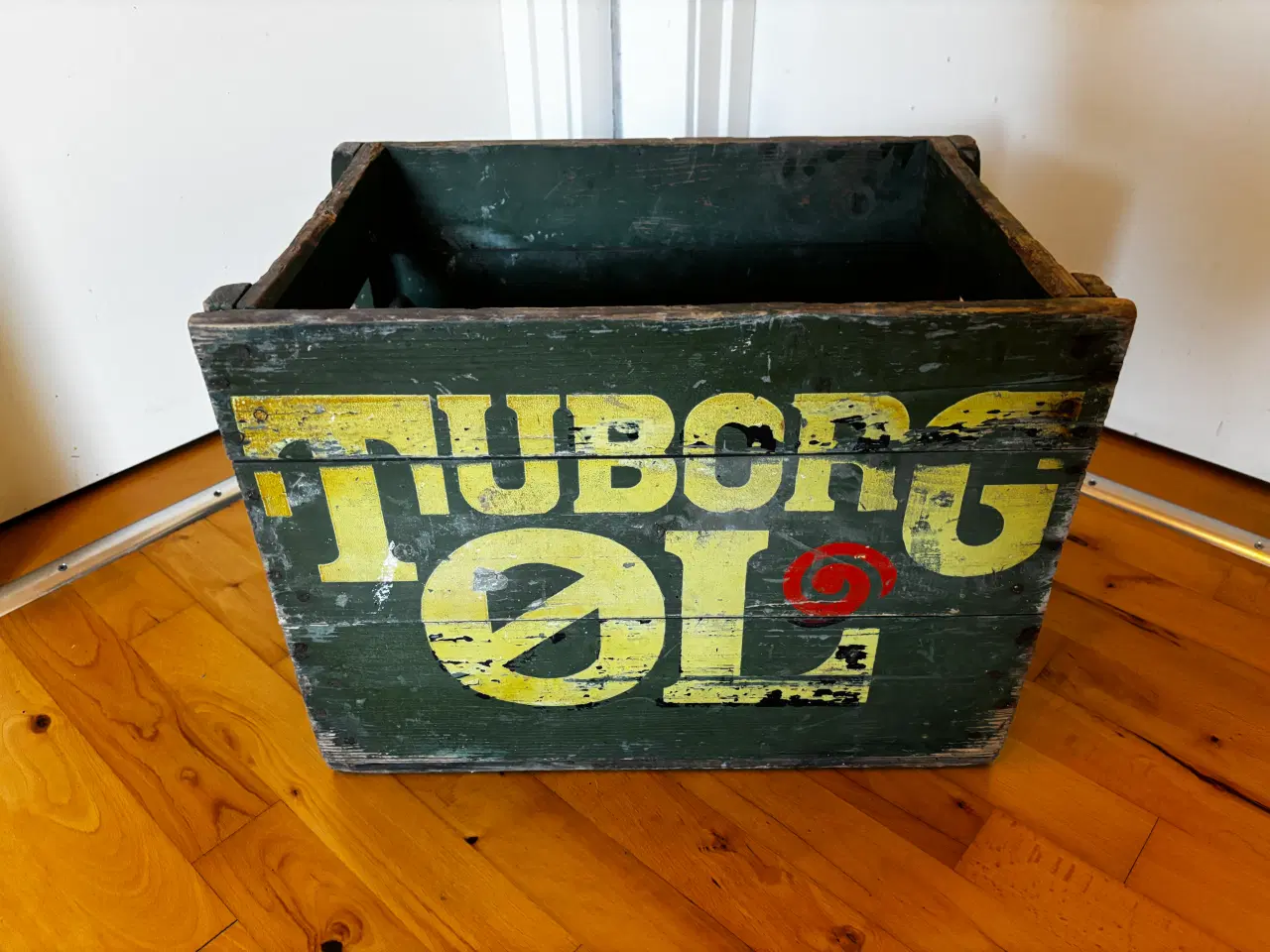 Billede 2 - Tuborg træ ølkasse 