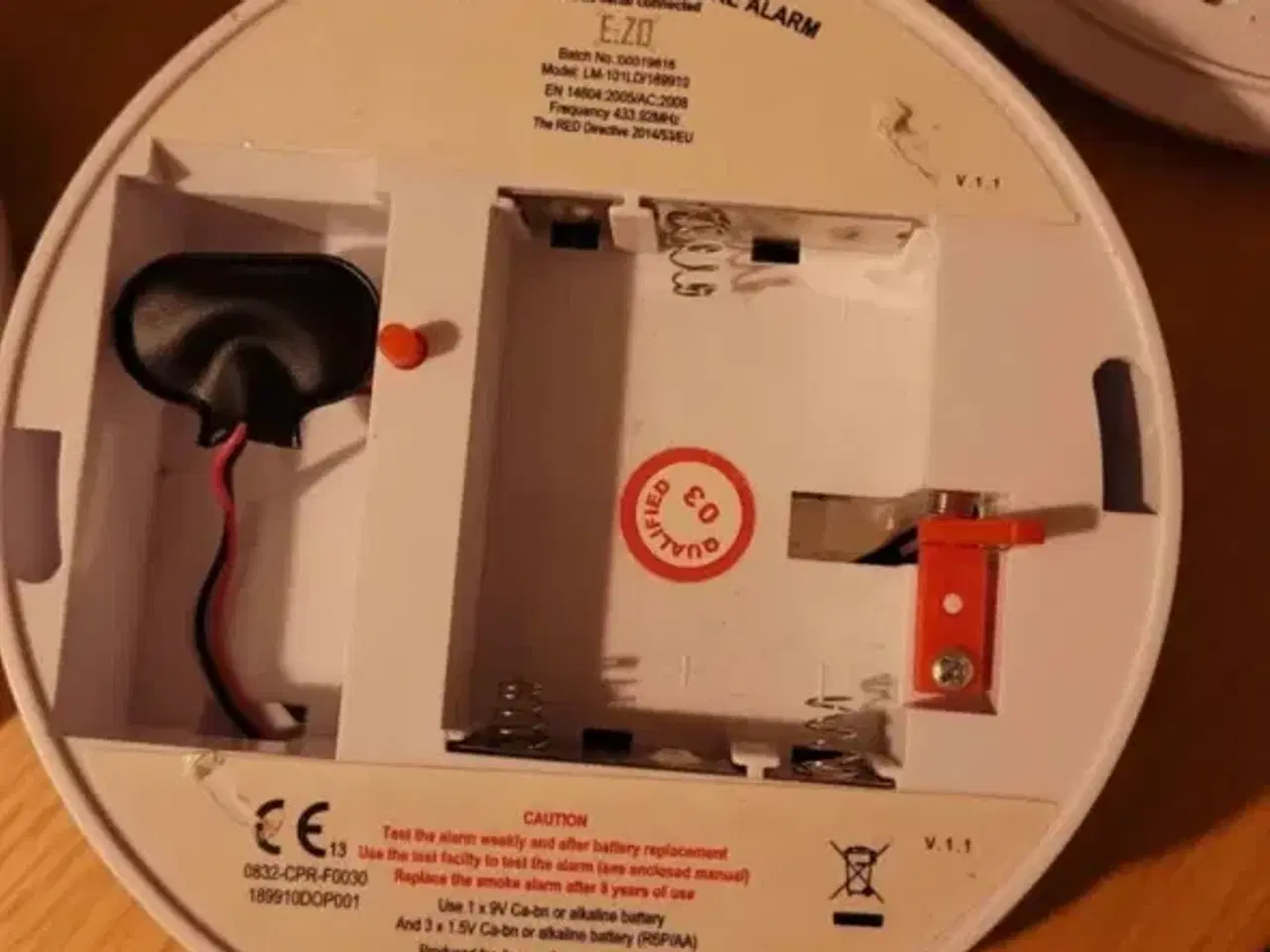 Billede 2 - Røgalarmer der kan kodes sammen – 3 stk