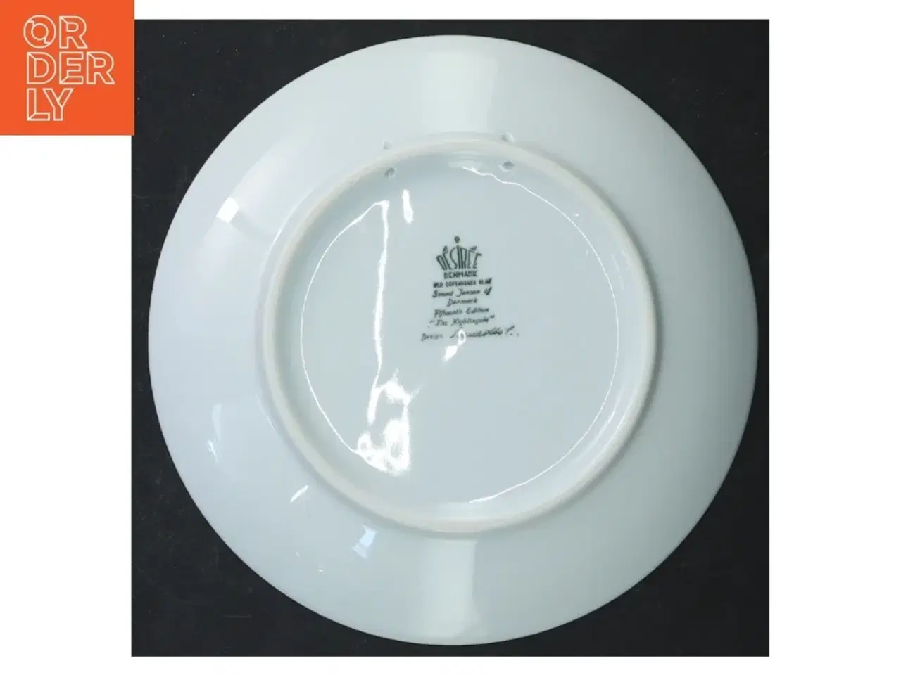 Billede 5 - H.C. Andersen Juleplatte 1984 fra Desiree (str. Ø 19 cm)
