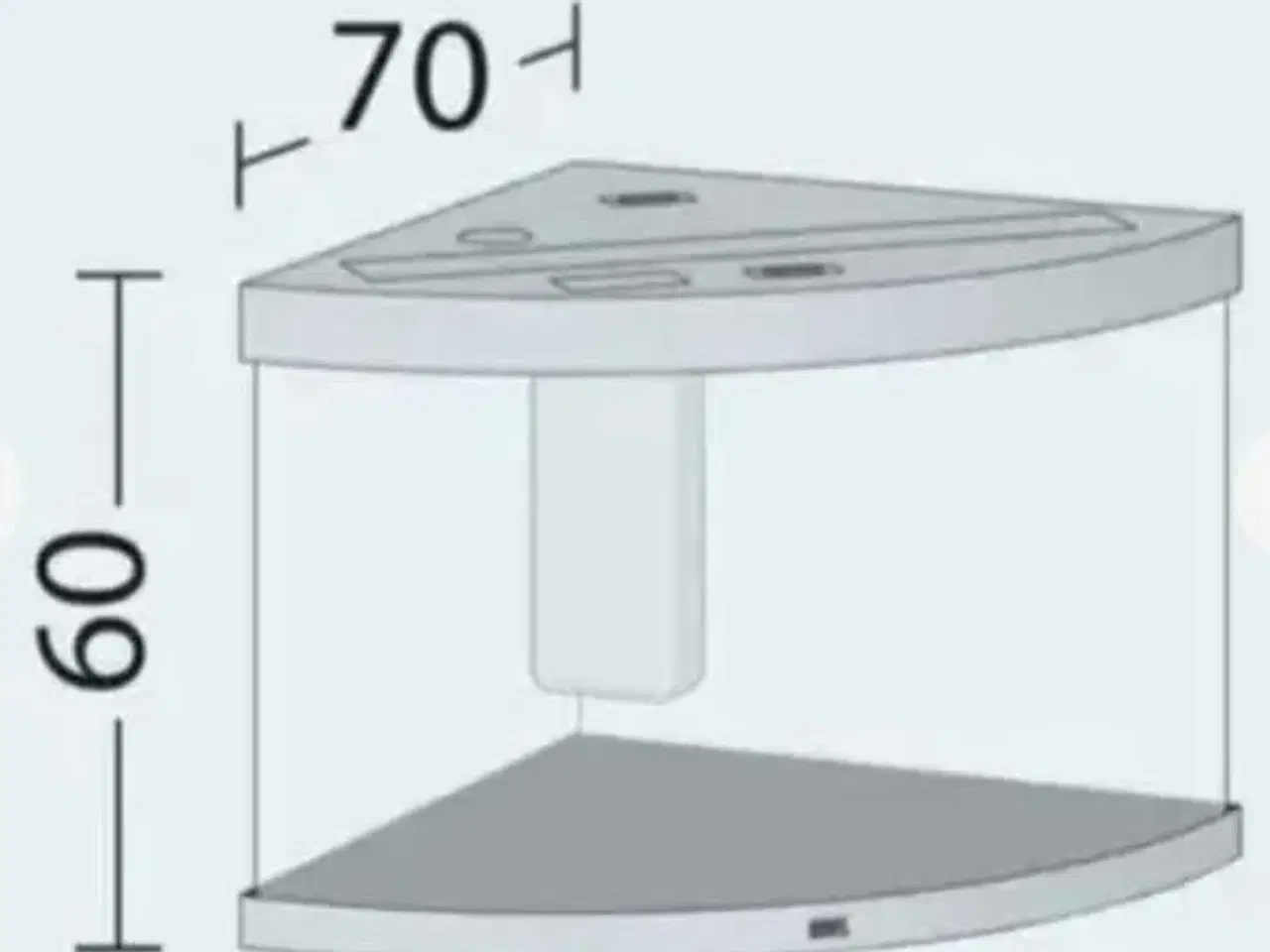 Billede 8 - Hjørneakvarie 190L 
