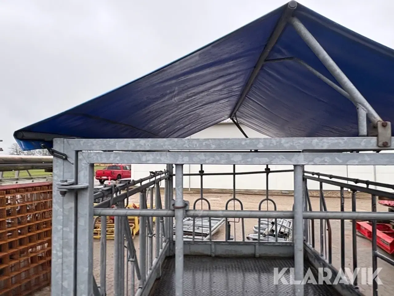 Billede 12 - Mobil foderhæk Jyfa inklusive ekstra sidefag og diverse