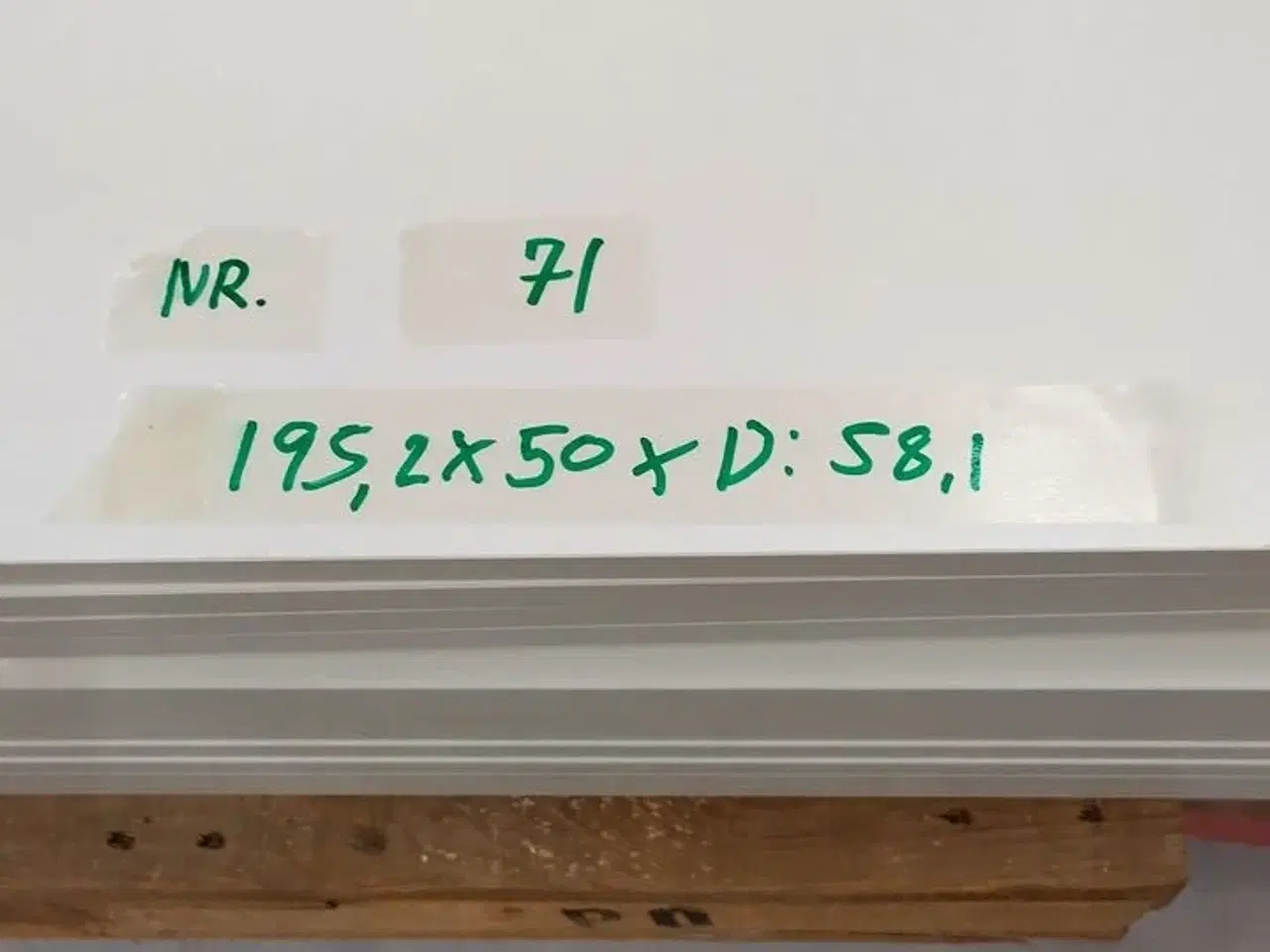 Billede 6 - 4 stk. usamlet højskabe H: 195,2 x B: 50 x D: 58,1 cm uden låger.