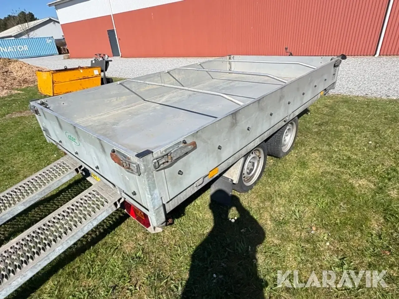 Billede 3 - Tiptrailer Atec K23-3000 3 punkt tip og ramper