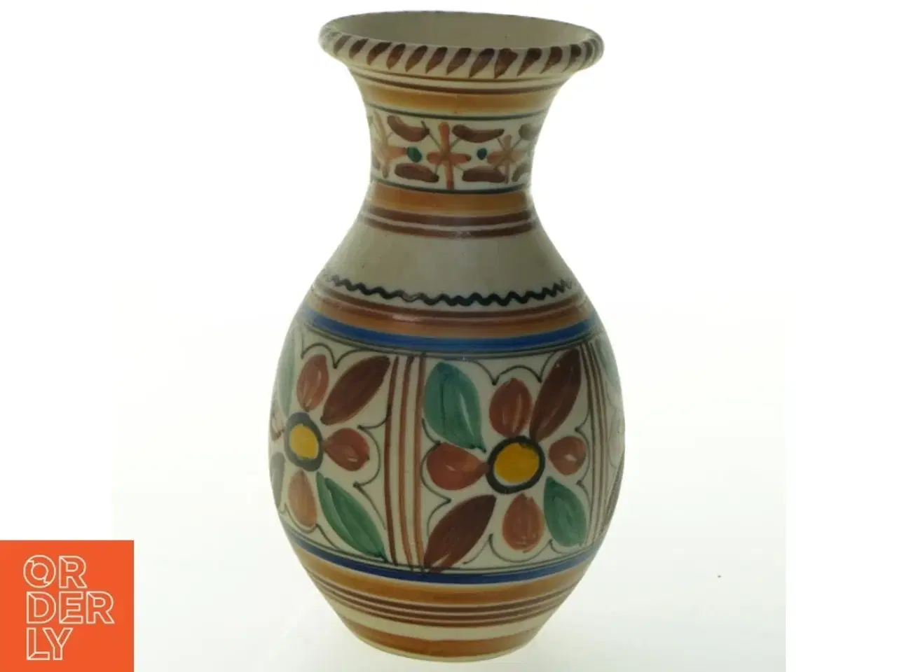 Billede 1 - Keramikvase (str. H. 18,5 cm)