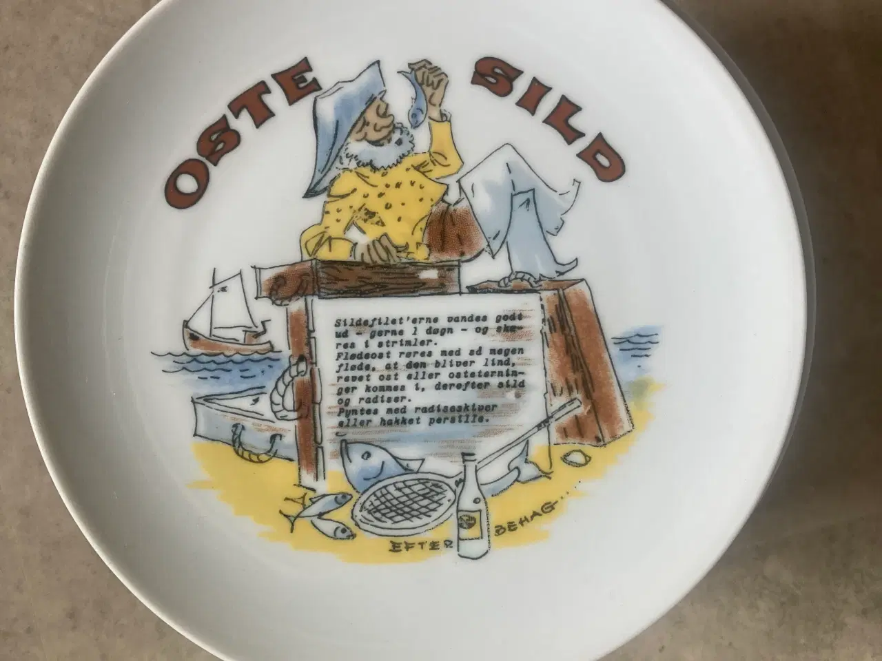 Billede 1 - Sildetallerken