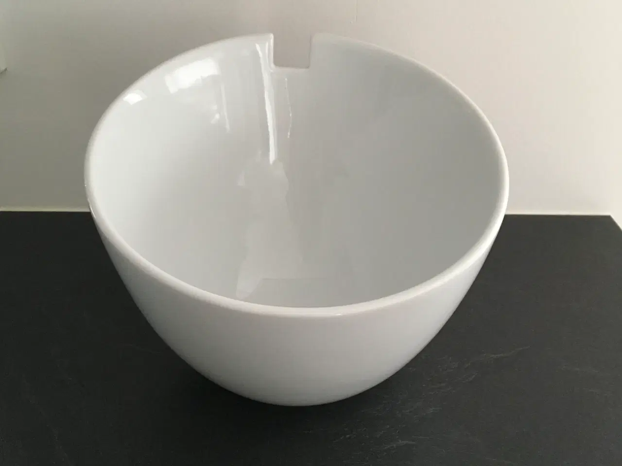 Billede 3 - Ny Aida STEEL-FUNCTION SALATSKÅL I hvidt porcelæn