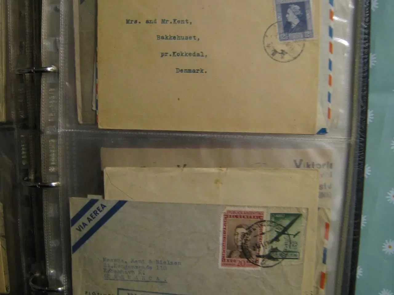 Billede 15 - 2 Superalbum med over 230 gamle breve osv.