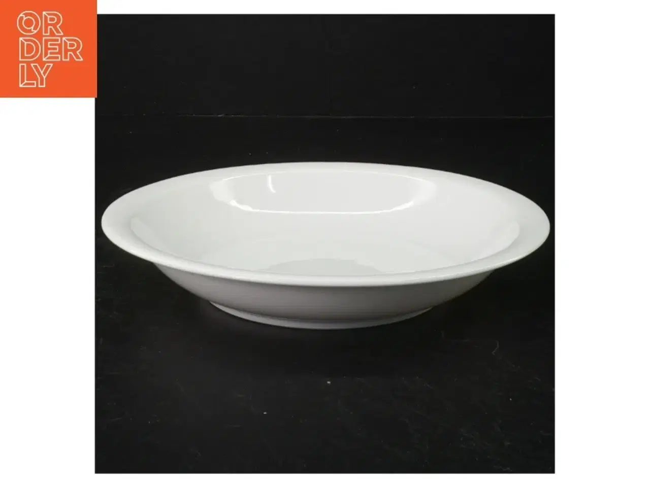 Billede 2 - 6 pastatallerkener/dybe tallerkener, hvidt porcelæn (str. 20 cm)
