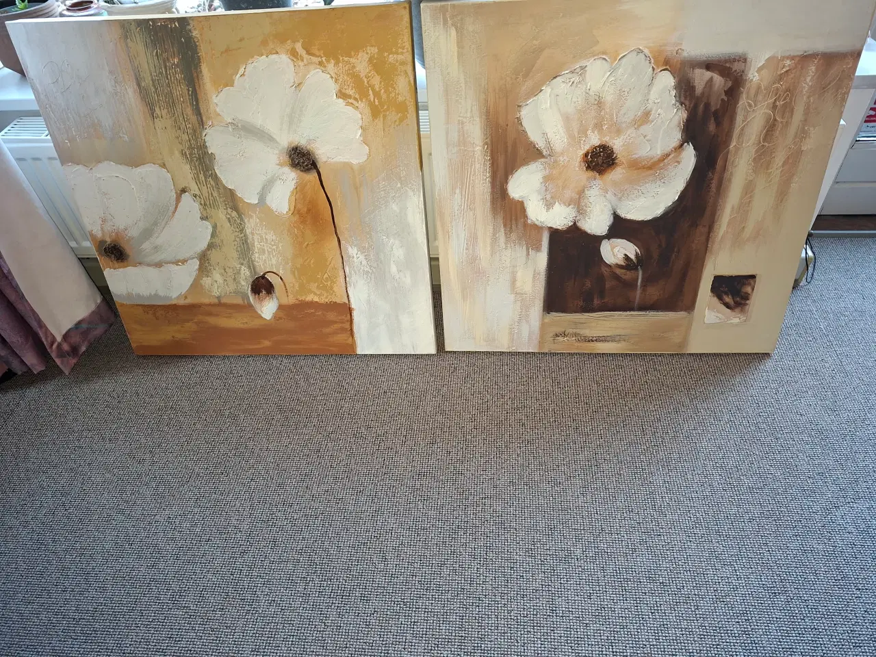 Billede 1 - Billeder 2 stk. 70 x 70 cm sælges samlet for 300 k