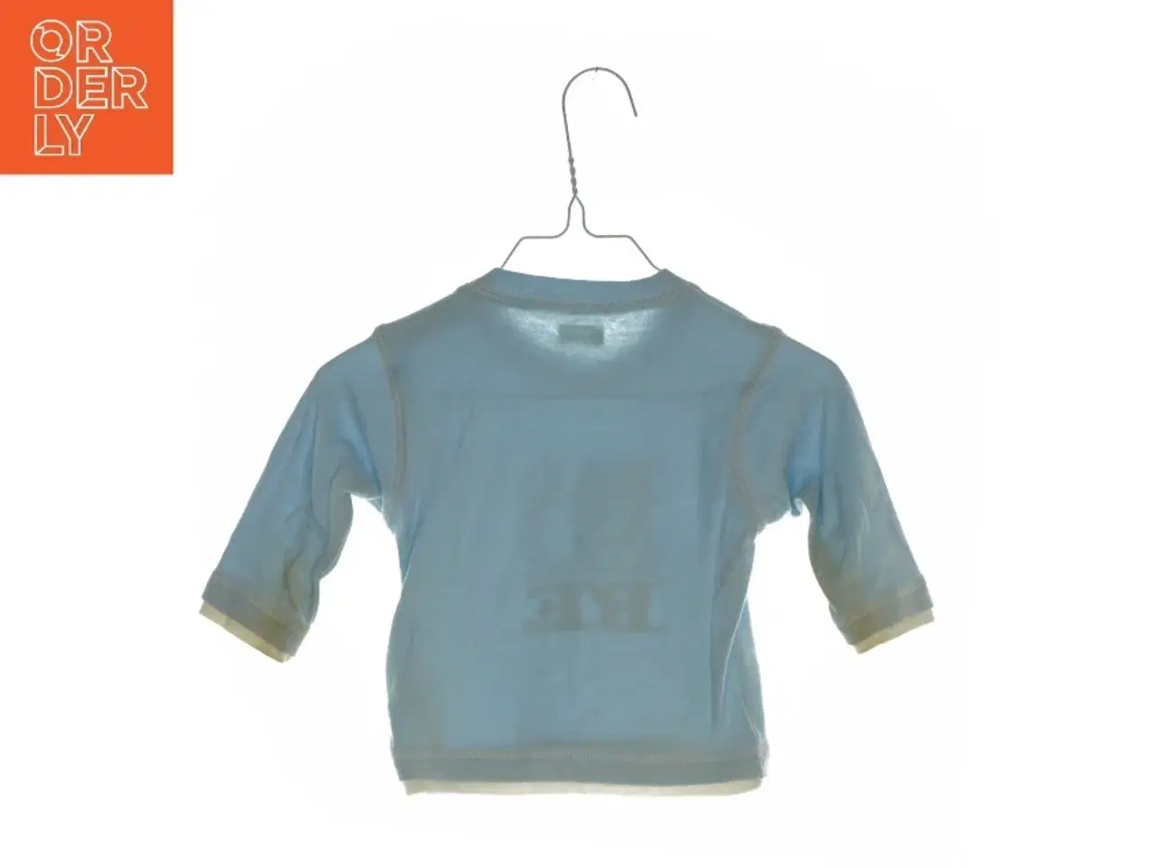 Billede 2 - Bluse med print (str. 6-9 mdr)