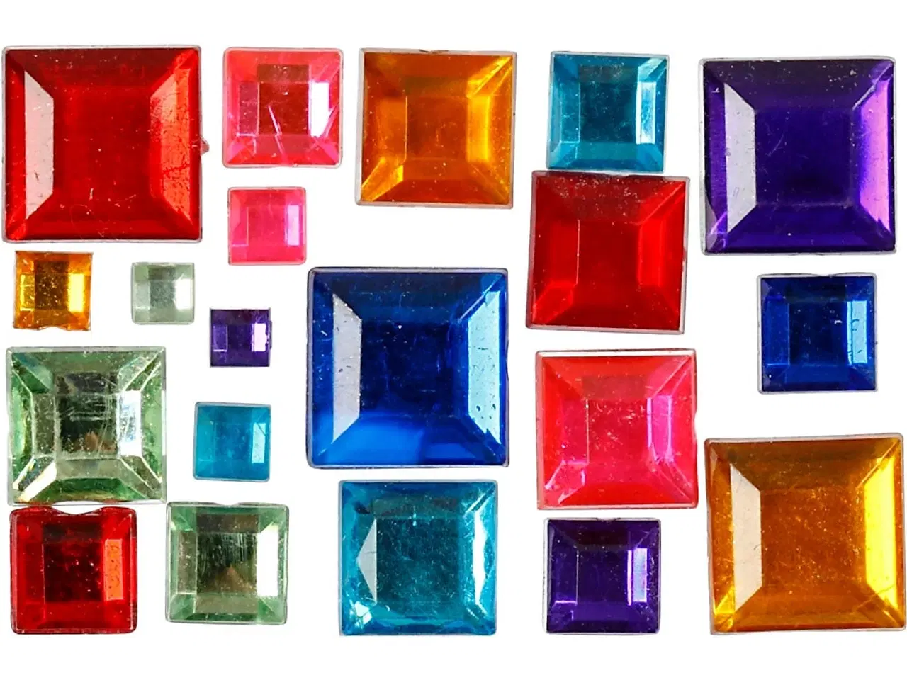 Billede 1 - Rhinsten 4-10 mm, 1300 stk. til kreative projekter