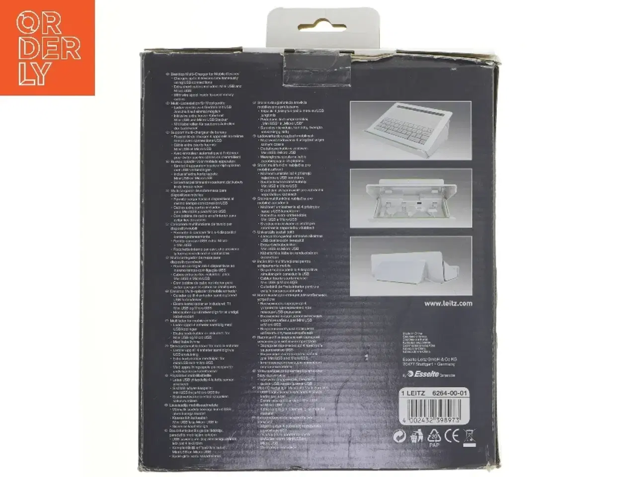 Billede 4 - Multilader til mobile enheder fra Leitz (str. 21x25x9 cm)