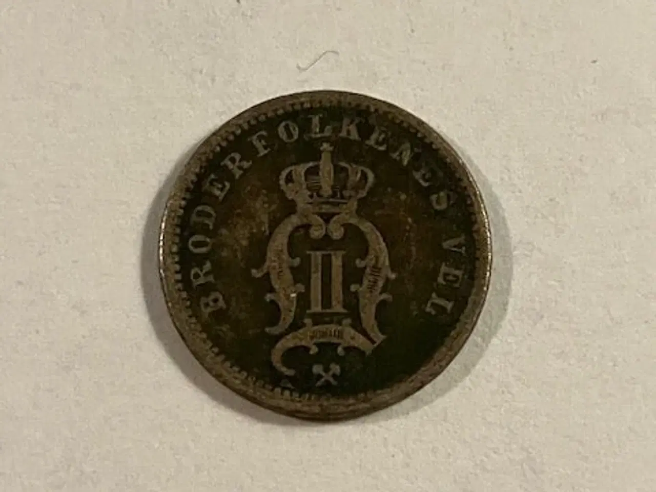 Billede 2 - 10 øre 1876 Norge