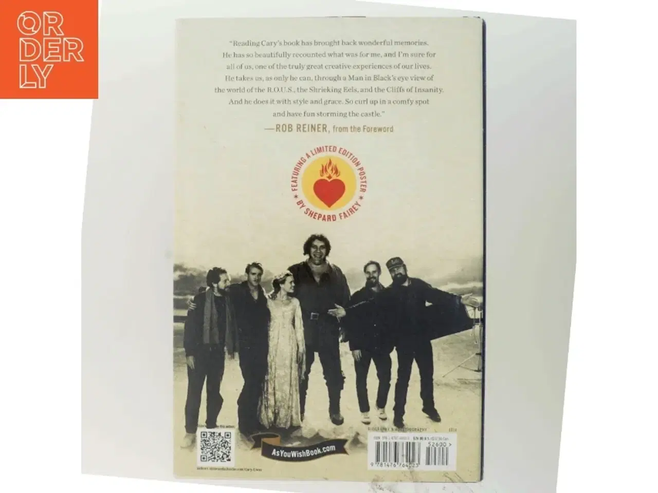 Billede 3 - As you wish : Inconceivable tales from the making of The Princess Bride af Cary Elwes (Bog)