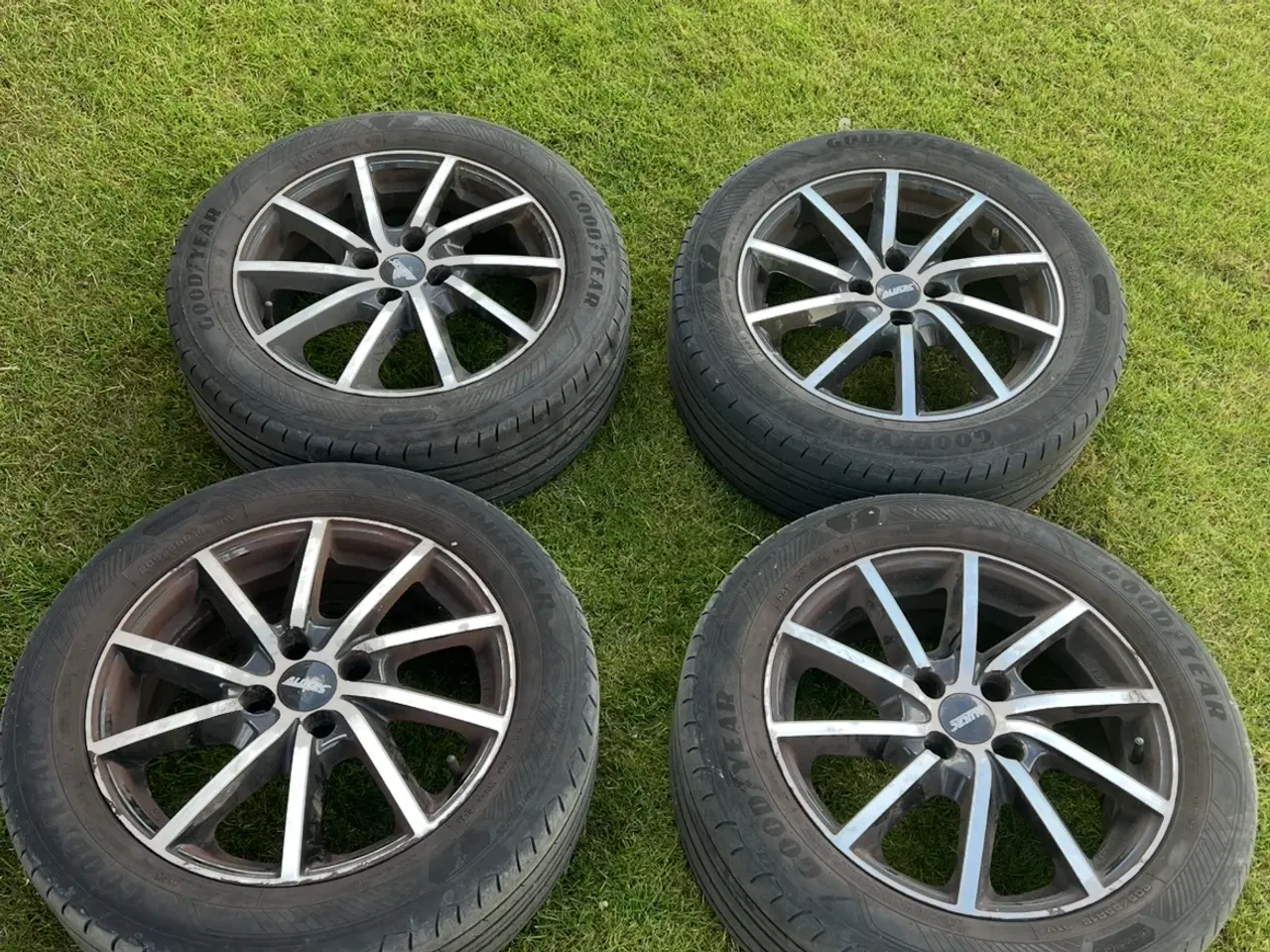 Billede 1 - Alutec Singa 16” alufælge med sommerdæk 
