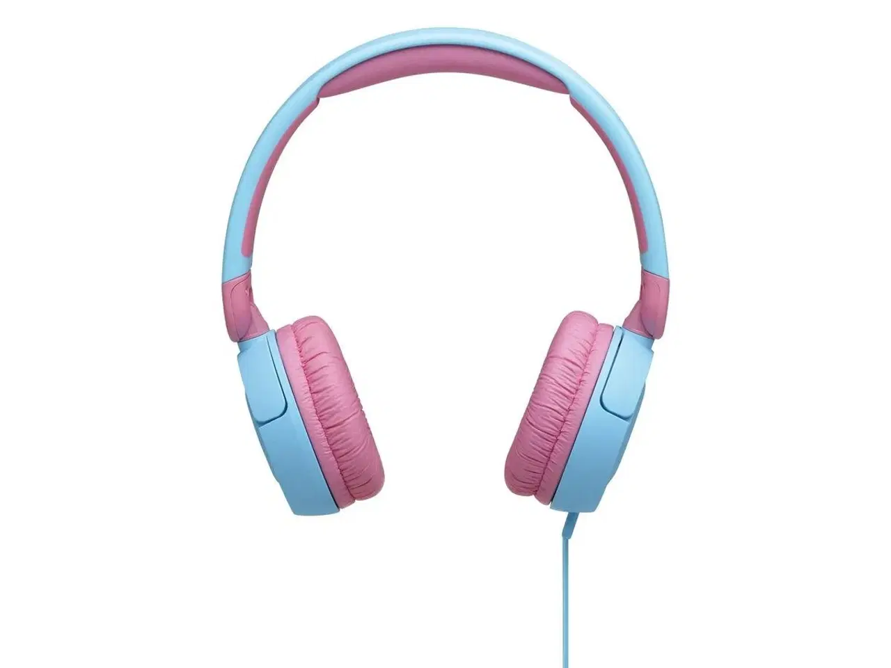 Billede 4 - Høretelefoner JBL JR310 - blå/pink, med kabel og mikrofon