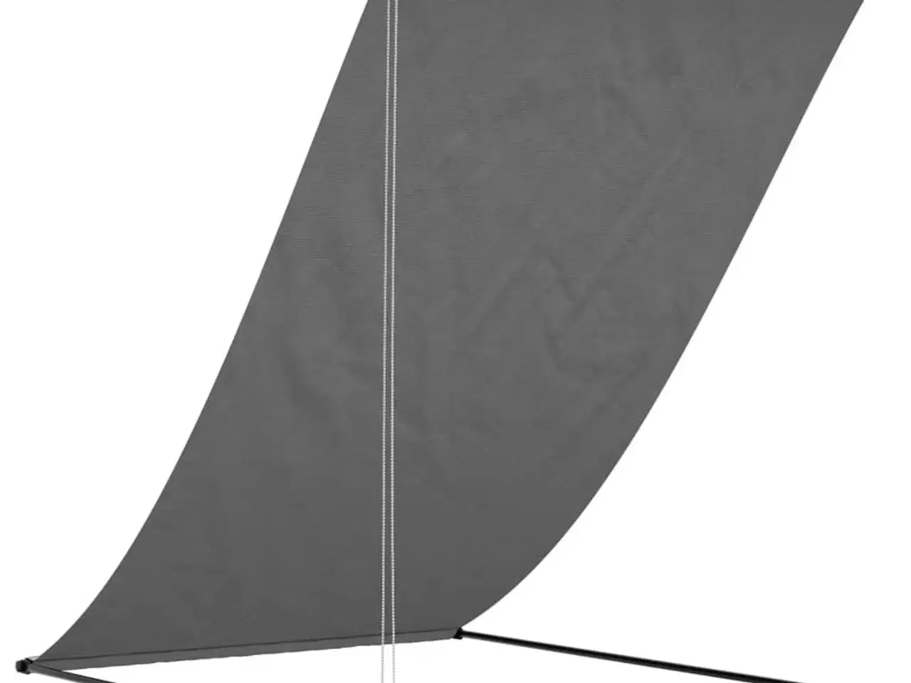 Billede 5 - Markise 150x150 cm sammenrullelig stof og stål antracitgrå