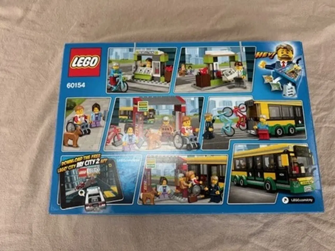 Billede 2 - LEGO City 60154 Bus Station – NY & UÅBNET 🚌