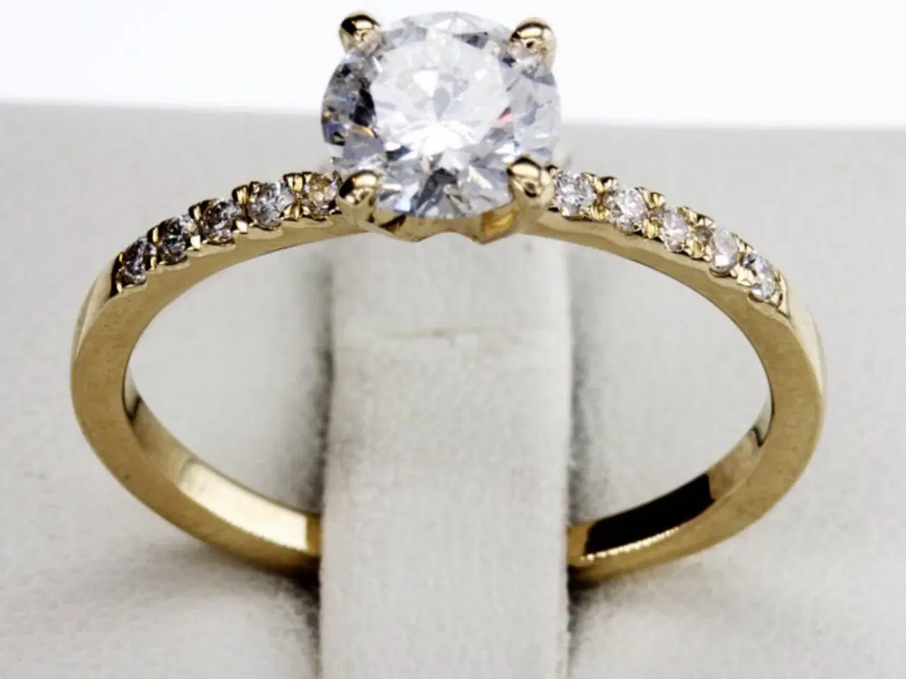 Billede 2 - Naturlig Diamantring 1.15ct