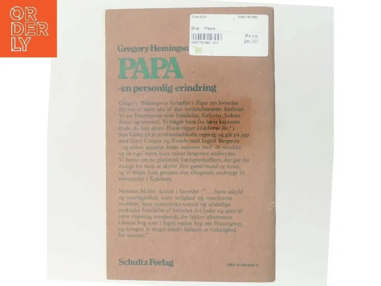 Billede 3 - Papa af Gregory Hemingway (Bog)