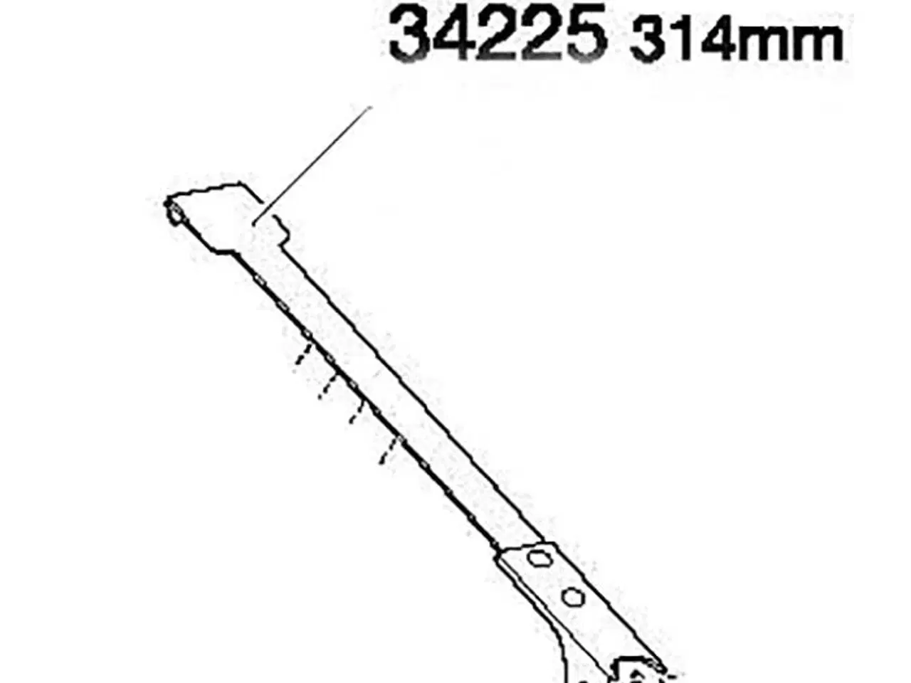 Billede 1 - Thule øvre krog 314 mm