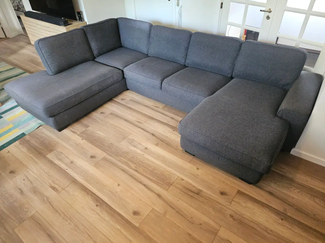 Billede 3 - 5 Pers. Hjørnesofa m/ Chaiselong – God Stand