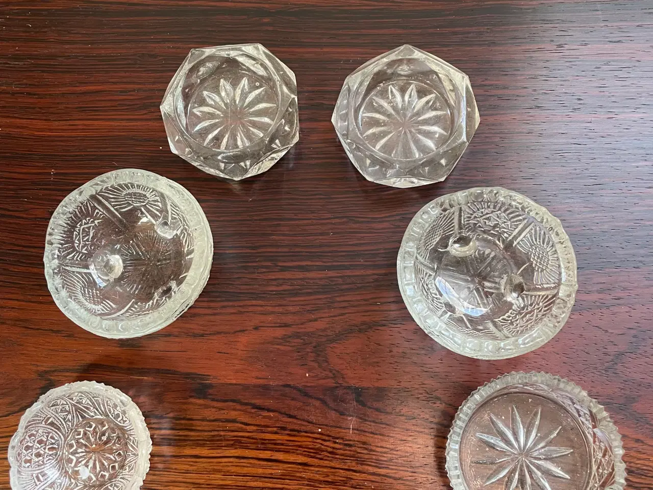 Billede 1 - 6 stk Saltkar i glas