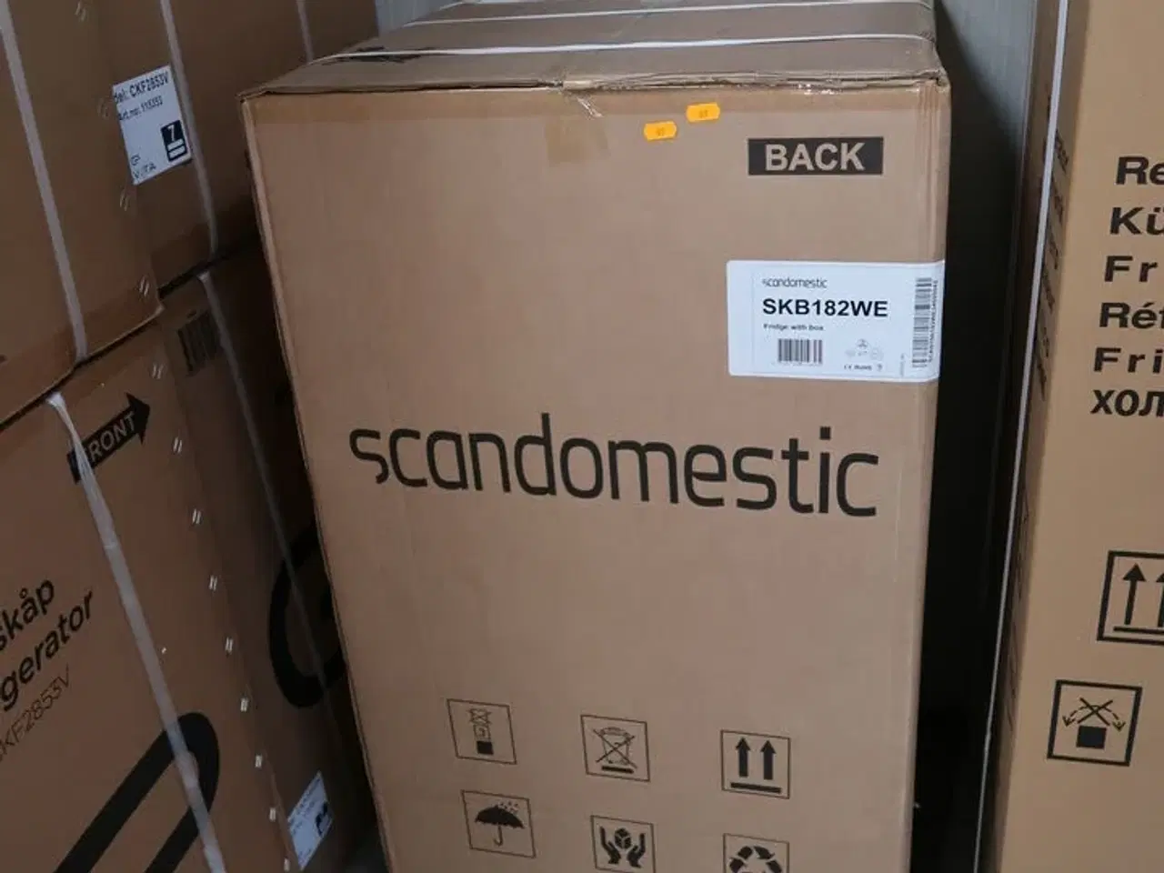 Billede 1 - Køleskab SCANDOMESTIC SKB182WE