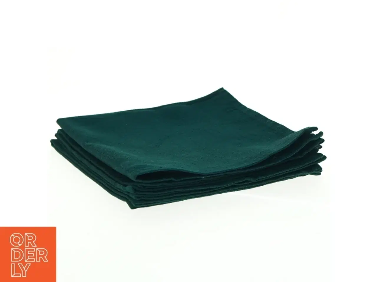Billede 1 - Grønne stofservietter (str. 38 x 38 cm)