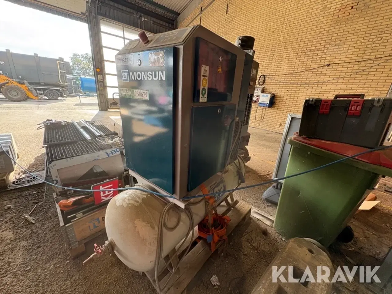 Billede 3 - Skruekompressor Reno F.F Monsun Air-E med lufttørreanlæg