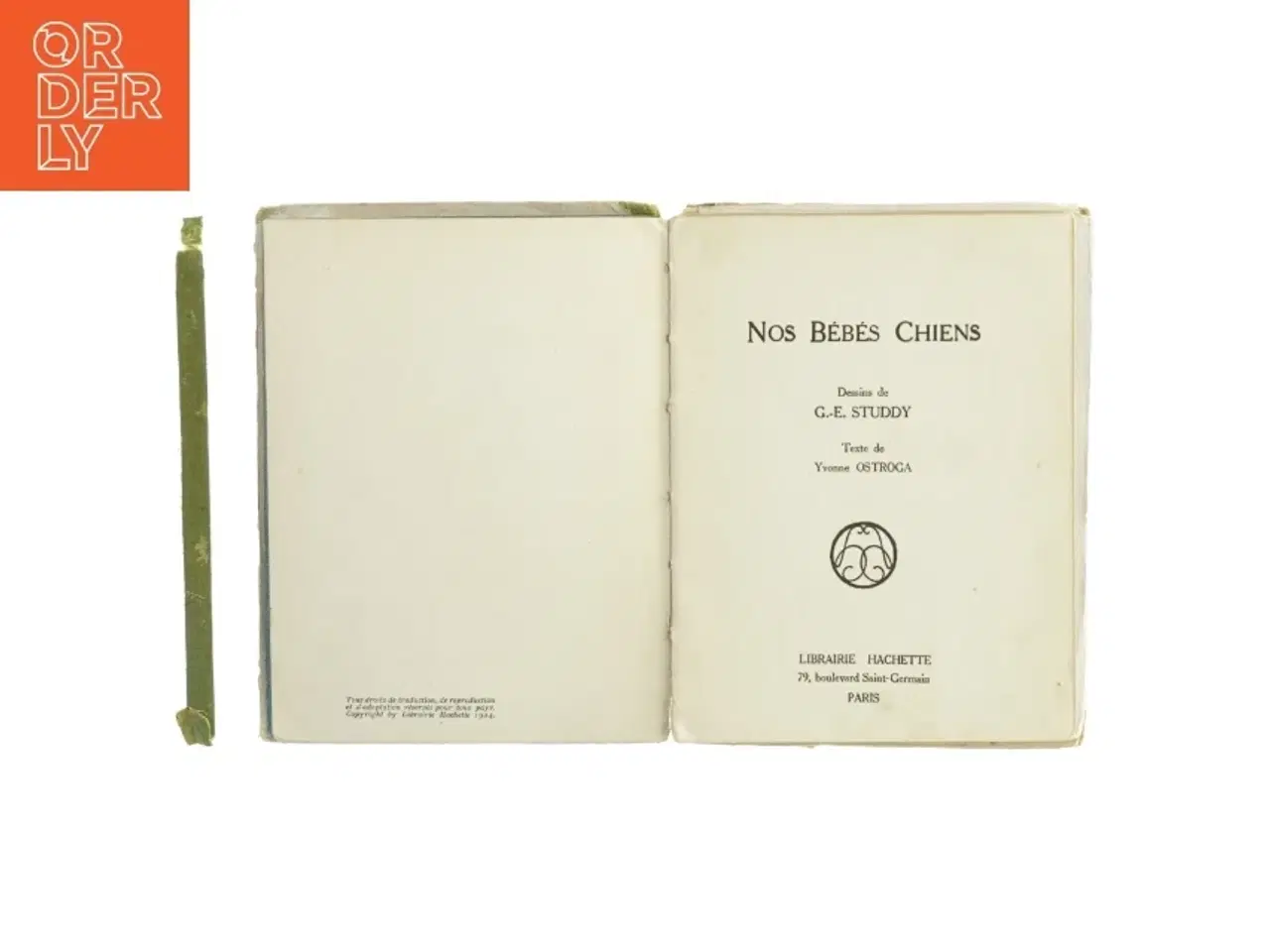 Billede 3 - Nos Bébés Chiens af G.E. Studdy fra Librairie Hachette (str. 17 x. 13 cm) (Bog)