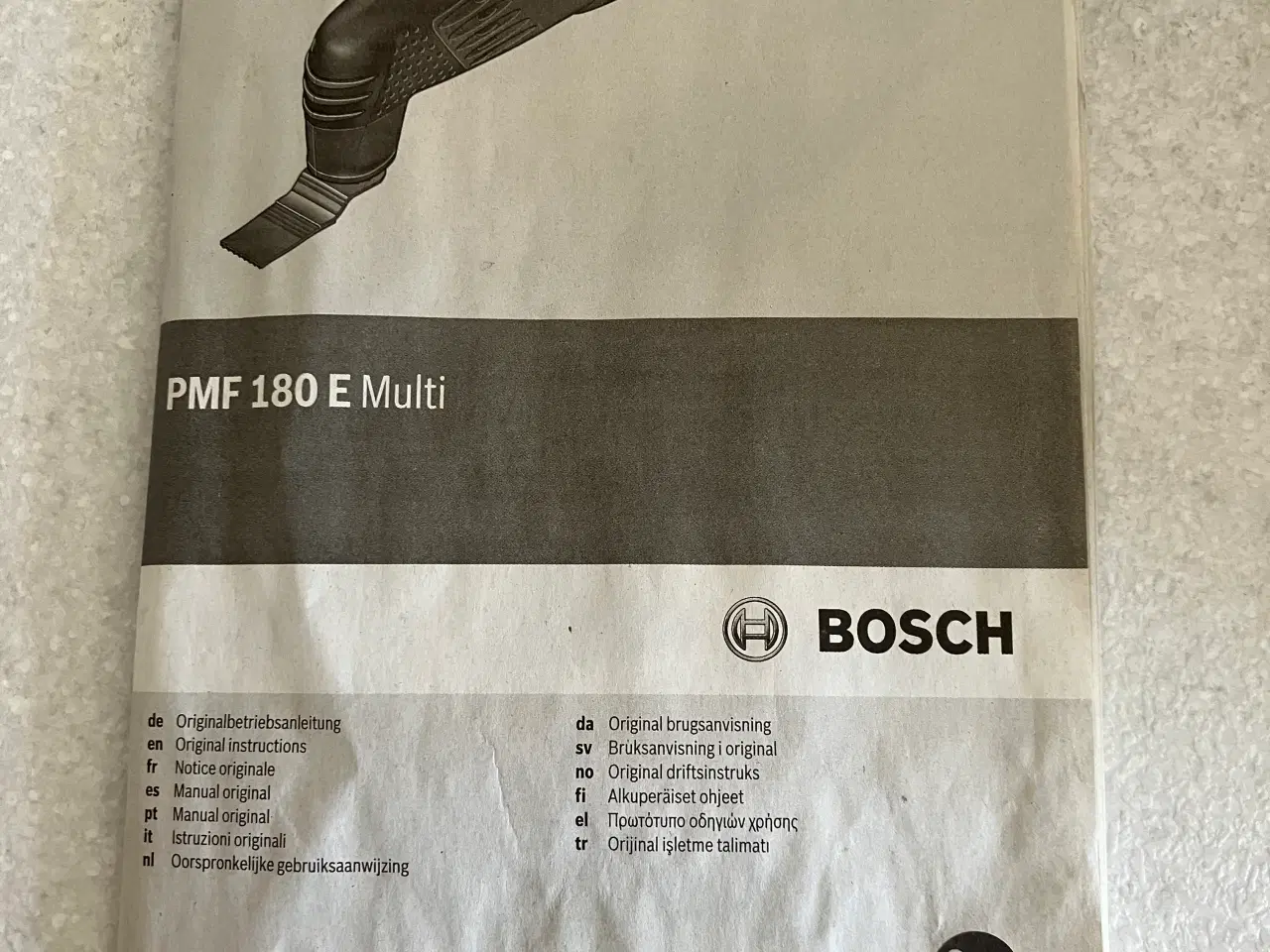 Billede 3 - Bosch multiværktøj PMF 180 E - næsten ikke brugt 