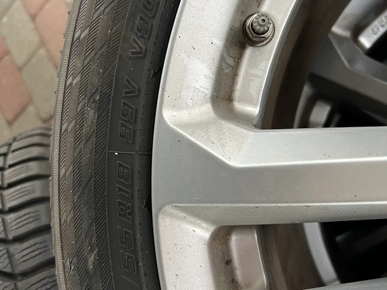 Billede 2 - Vinter med alu fælger