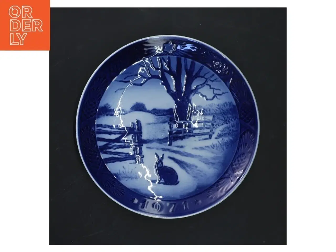Billede 1 - Royal Copenhagen Juleplatte 1971 fra Royal Copenhagen (str. Ø 18,5 cm)