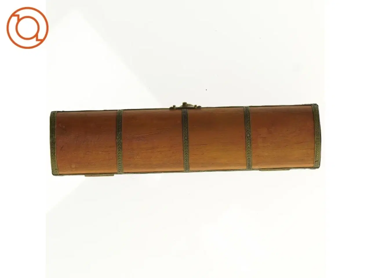 Billede 9 - Cigar æske Træ og Metal (str. 22 x 5 cm)