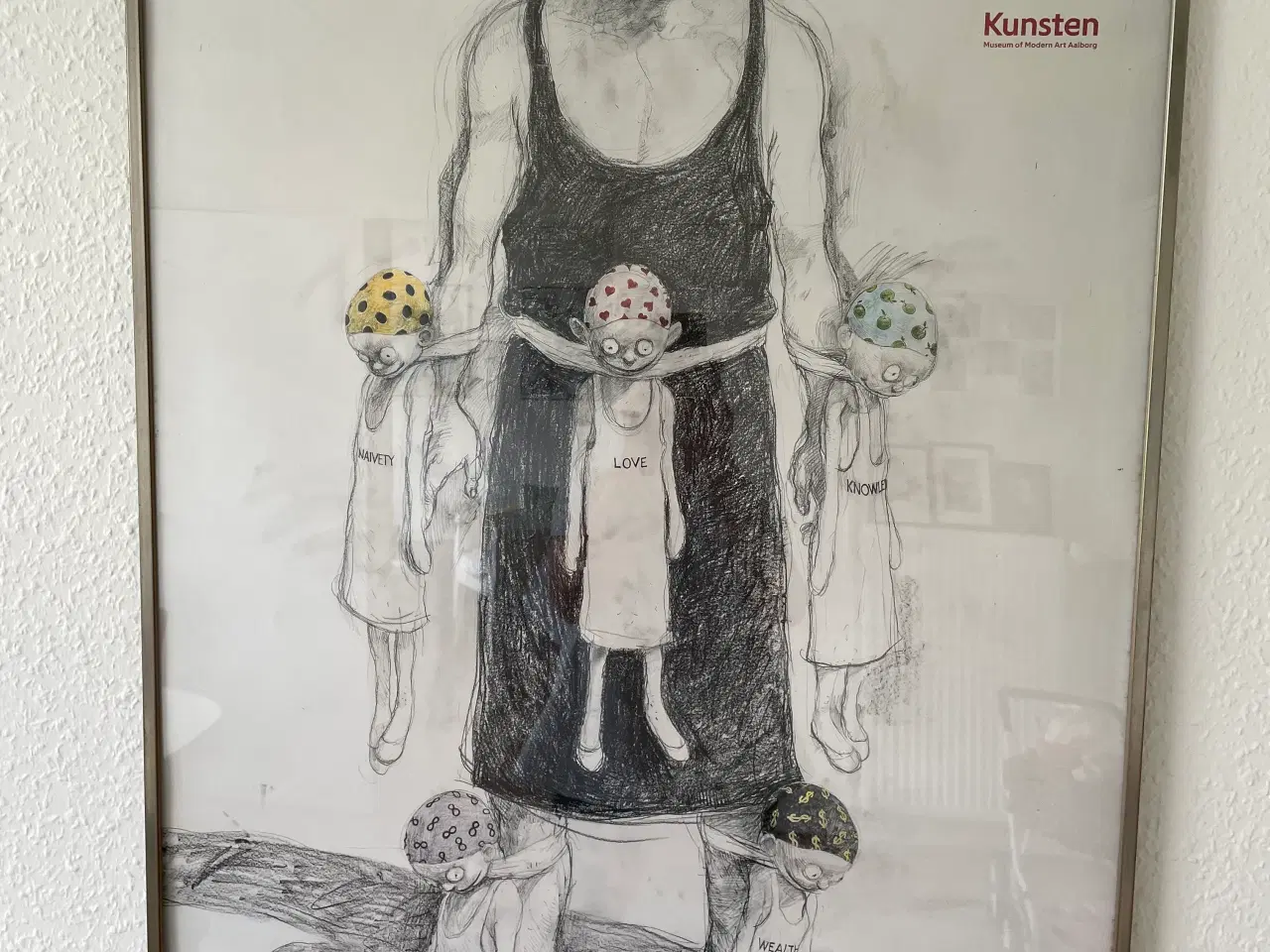 Billede 1 - Kvium plakat i ramme