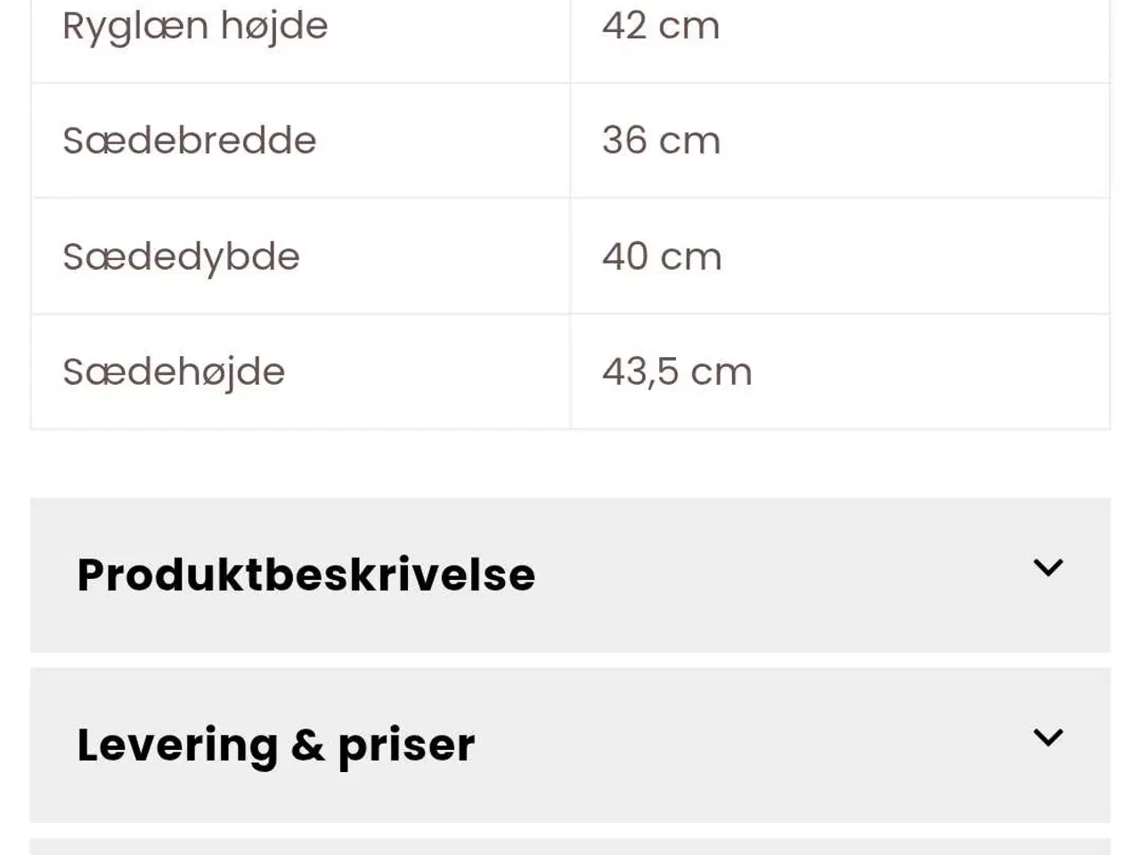 Billede 2 - 4 spisestole 