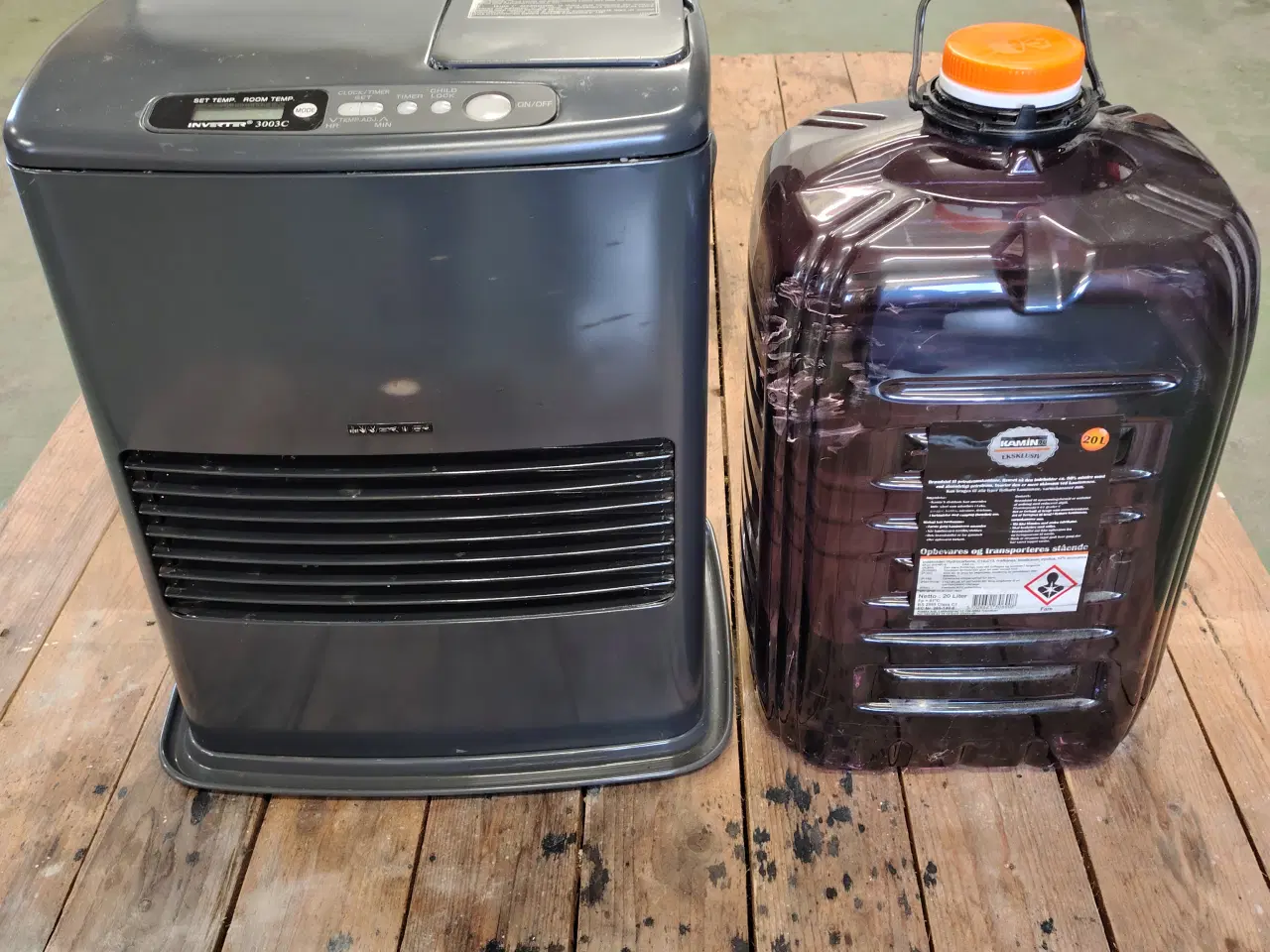 Billede 1 - Laserkamin m. indbygget blæser