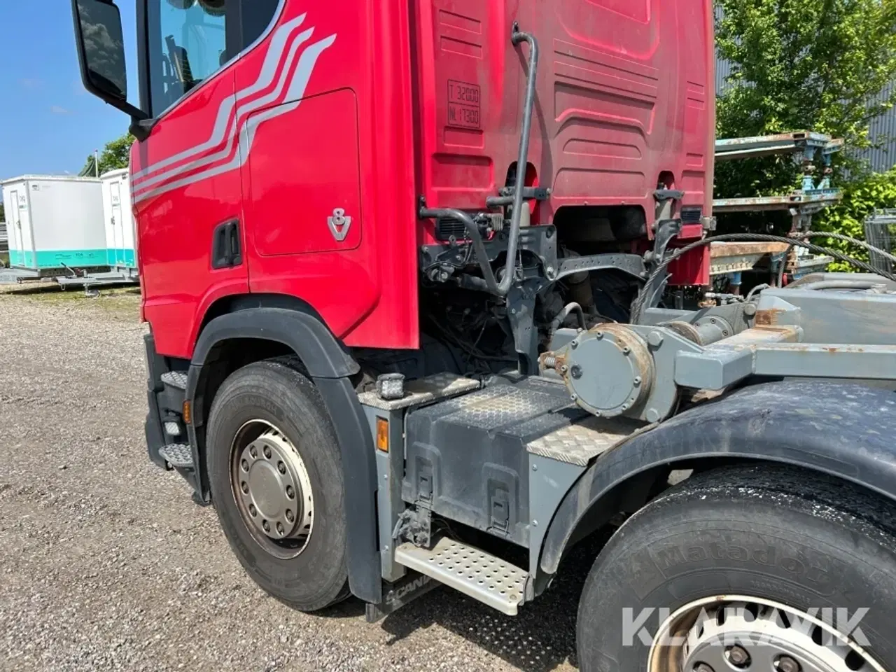 Billede 12 - Lastbil m. wirehejs Scania R580 8X4