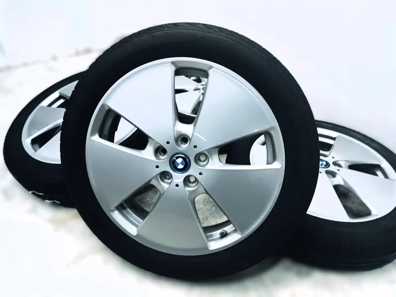 Billede 6 - 5x112 19" ET43 nav 66,6ø BMW i3 sommersæt inkl.TPM