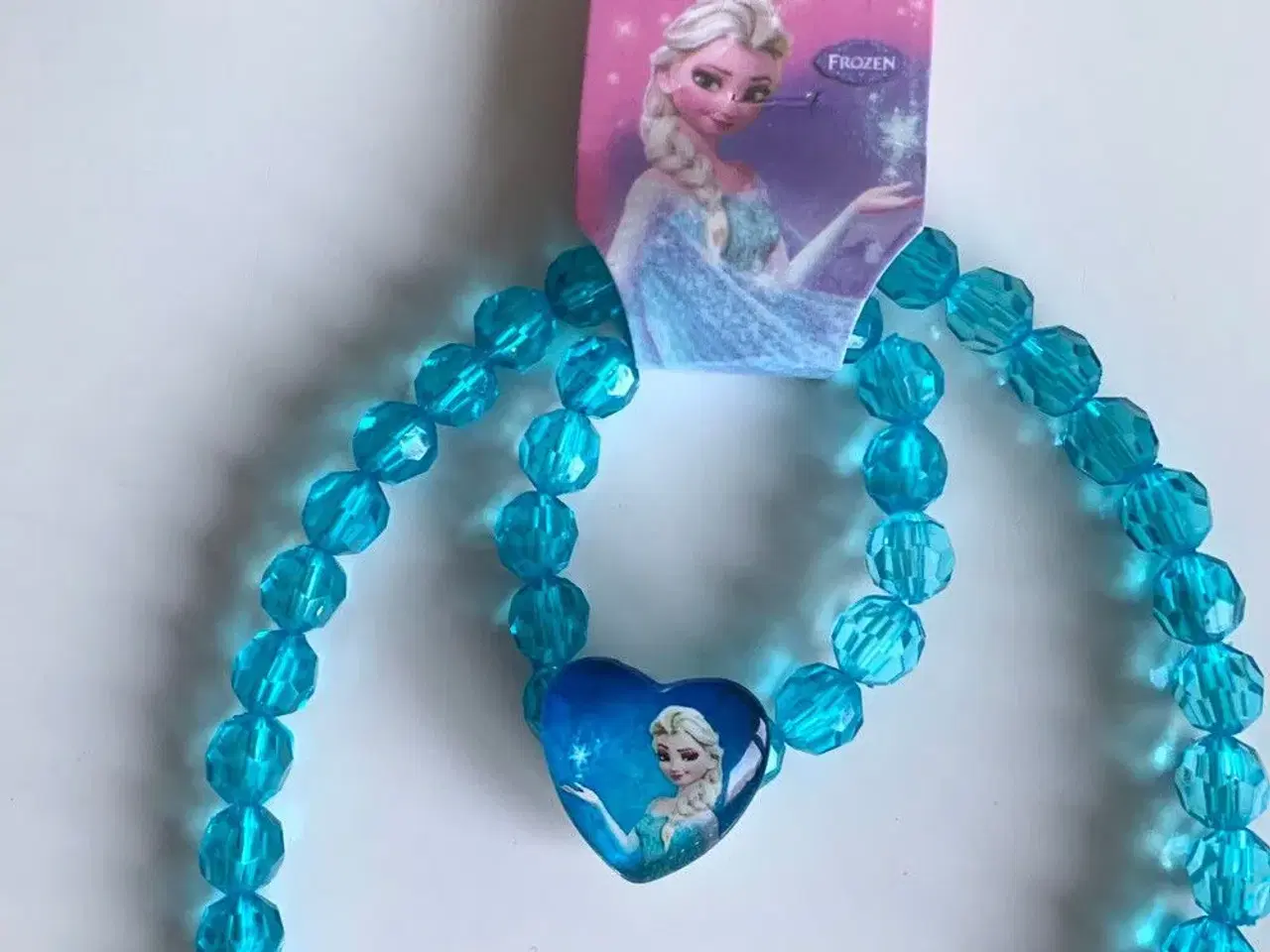 Billede 5 - Frost smykkesæt halskæde + armbånd med Elsa Frost
