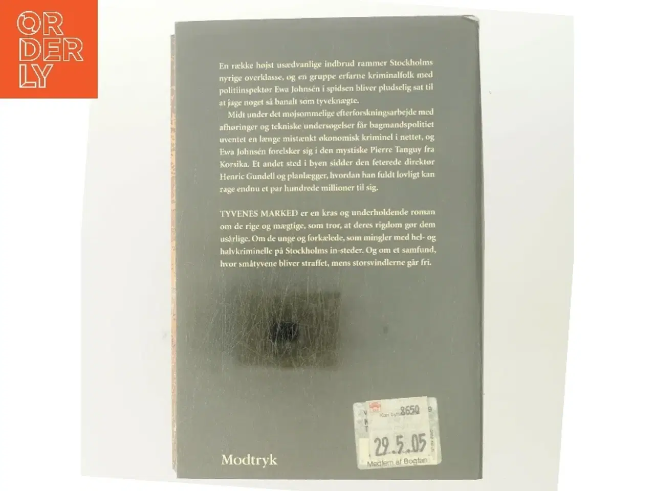 Billede 3 - Tyvenes marked af Jan Guillou (Bog)