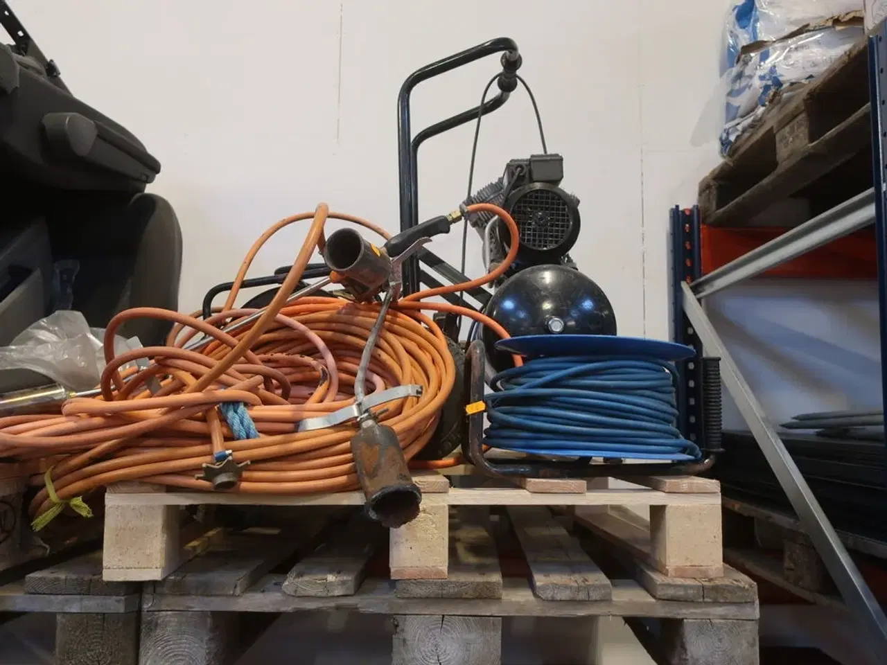 Billede 1 - Kompressor TJEP, slanger m.m.