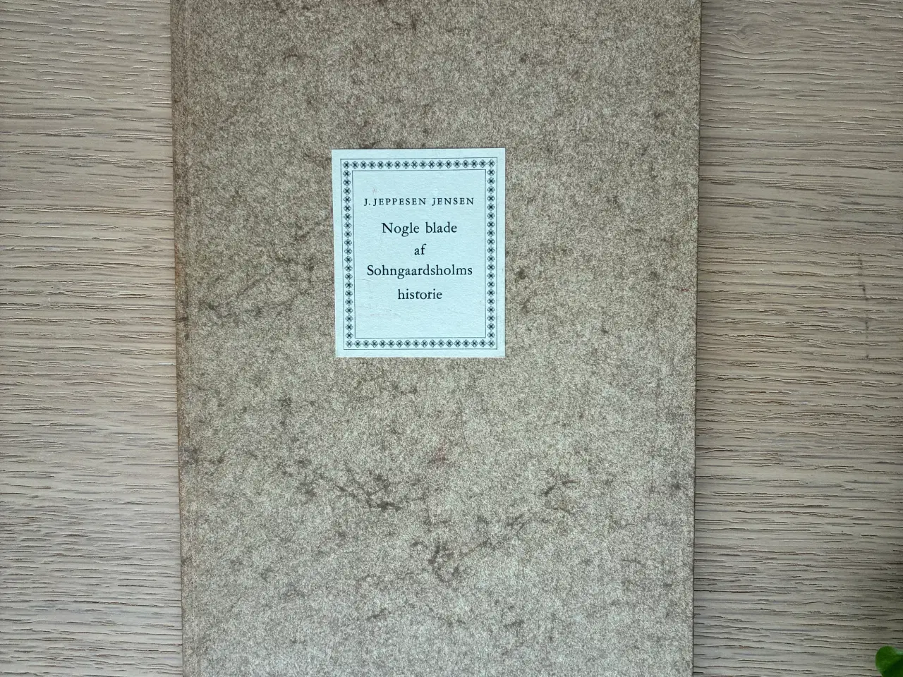 Billede 1 - Nogle blade af Sohngaardsholms historie